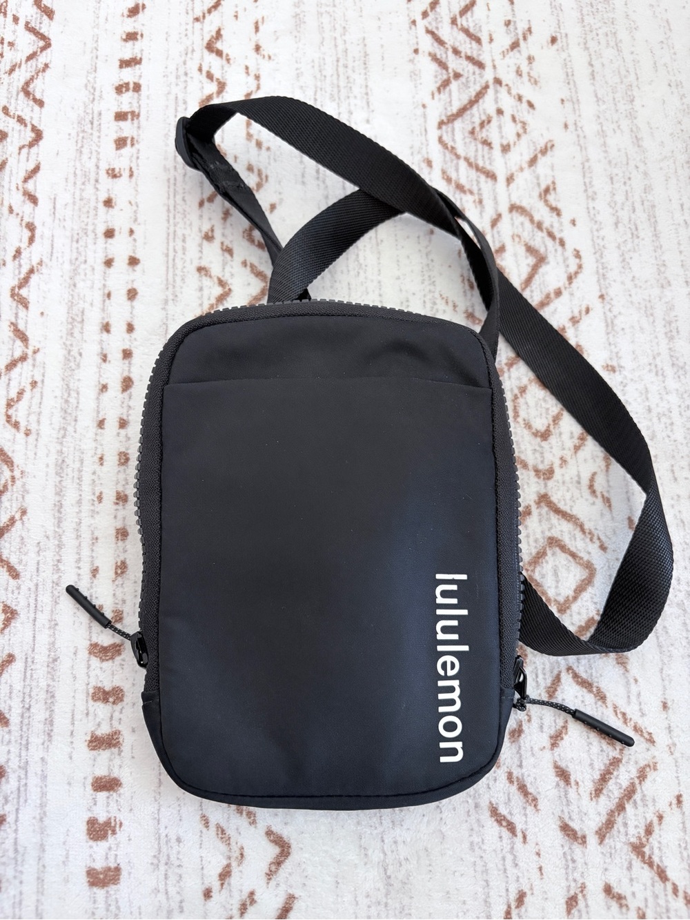 lululemon athletica Black Compact Crossbody Bag